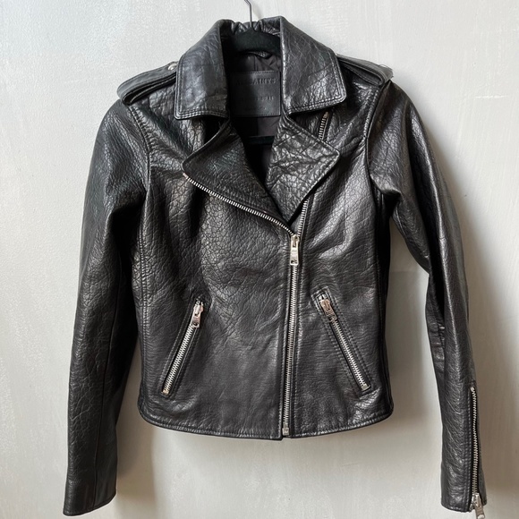 All Saints Jackets & Blazers - All Saints Hadi Biker Jacket Size 2